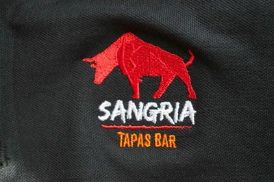 Logo embroidery in London