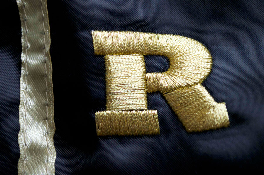 Letter embroidery